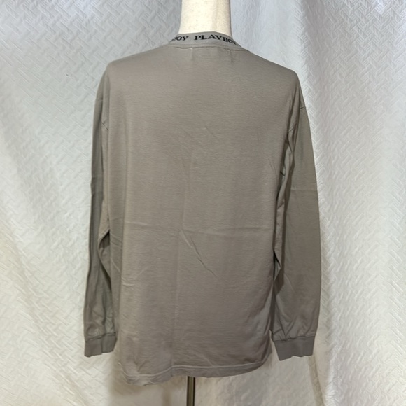 Pacsun Playboy Medium 100% Cotton Long Sleeve Top - Picture 3 of 4